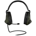 Sordin Supreme T2 CC - Green Headband Leather Memory Foam