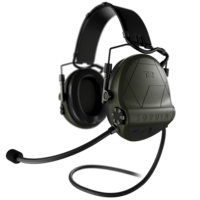 Sordin Supreme T2 CC - Green Headband Leather Memory Foam