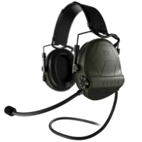 Sordin Supreme T2 CC - Green Headband Leather Memory Foam