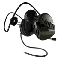 Sordin Supreme T2 CC - Green Rear ARC Helmet Memory Foam