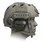 Sordin Supreme T2 CC - Green Rear ARC Helmet Memory Foam