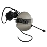 Sordin Supreme T2 CC - Tan Rear ARC Helmet Memory Foam