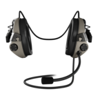 Sordin Supreme T2 CC - Tan Rear ARC Helmet Memory Foam