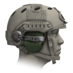 Sordin Supreme T2 CC - Tan Rear ARC Helmet Memory Foam