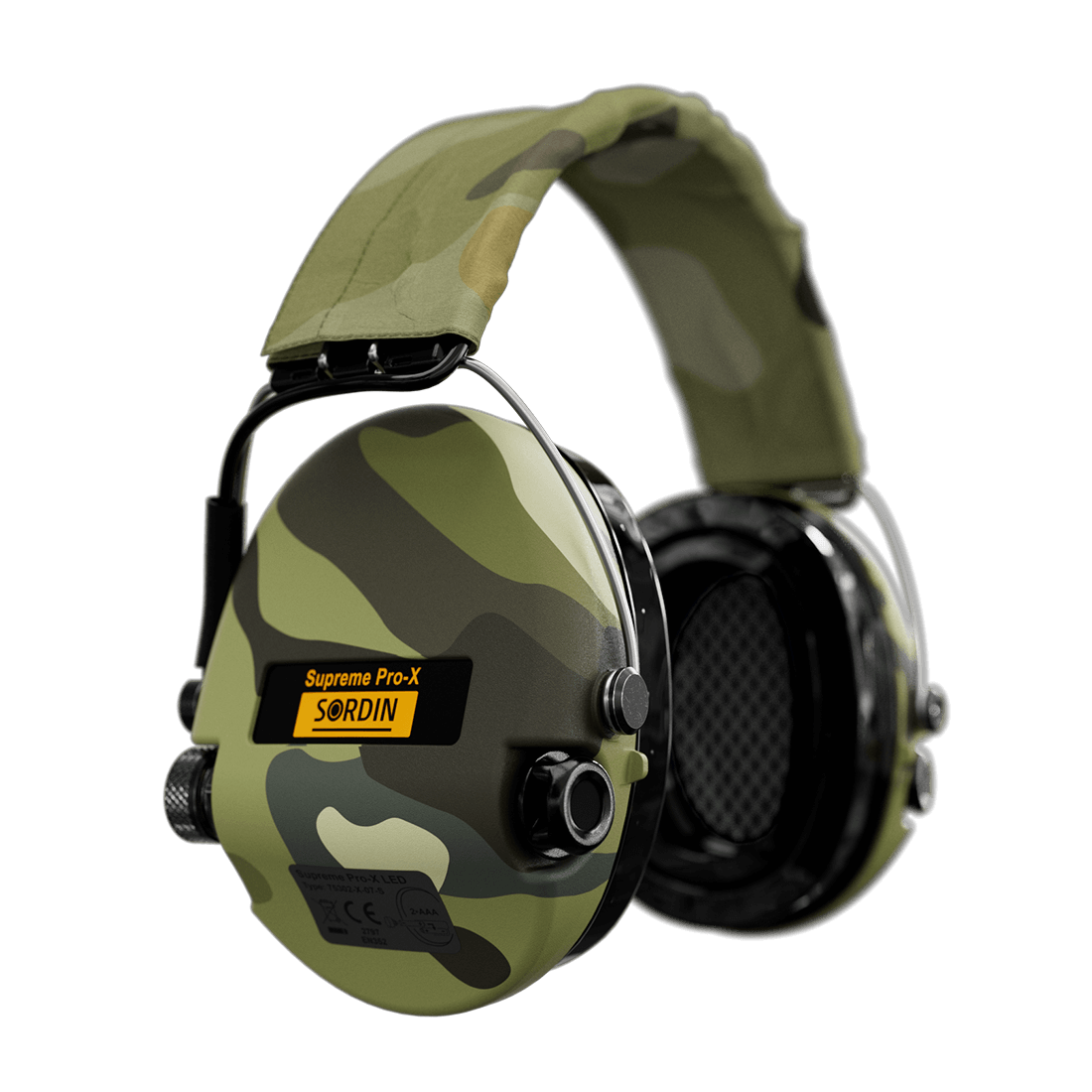 Sordin Supreme Pro-X - LED Headband Camo GEL