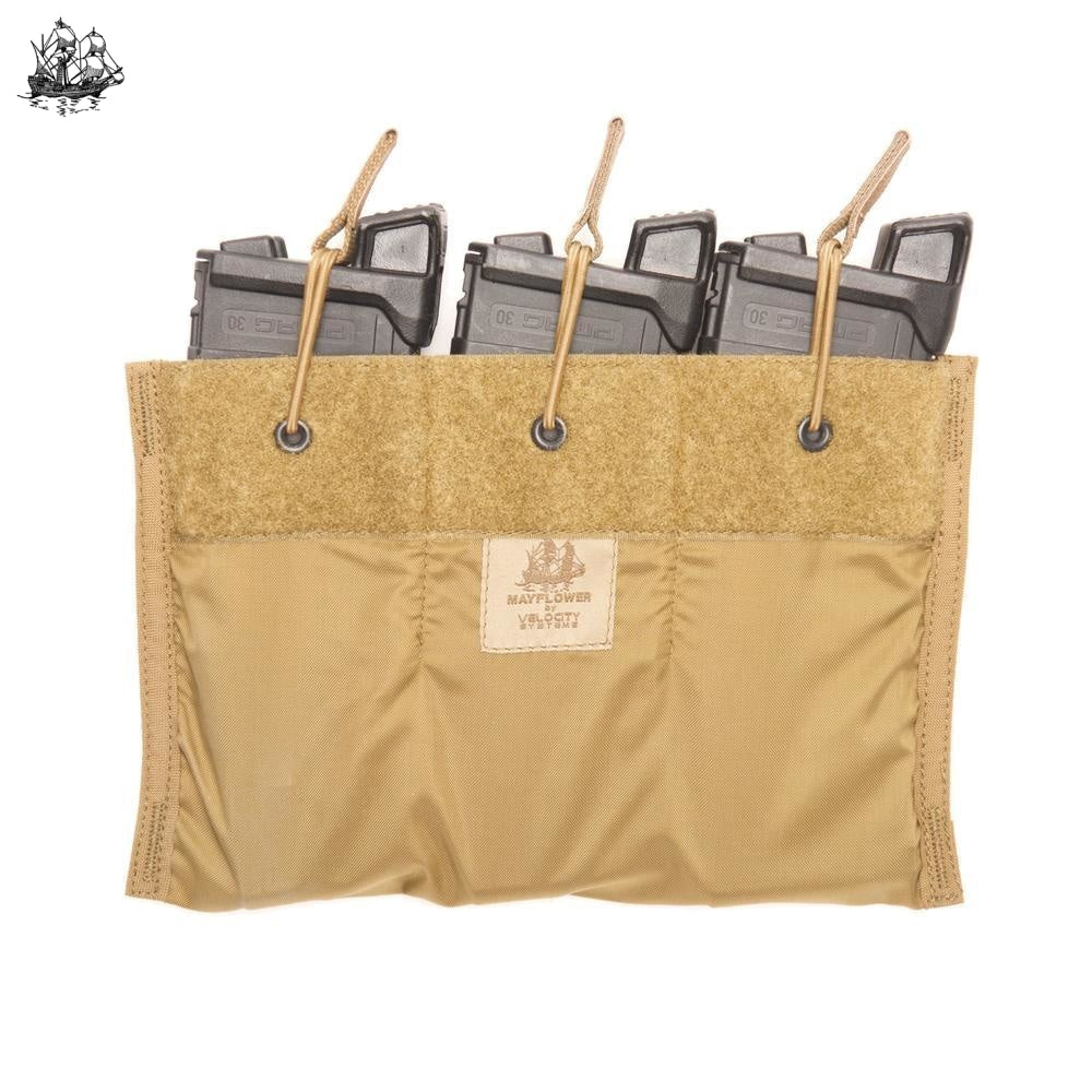 Triple 5.56 Magazine insert for kangaroo pouch, black