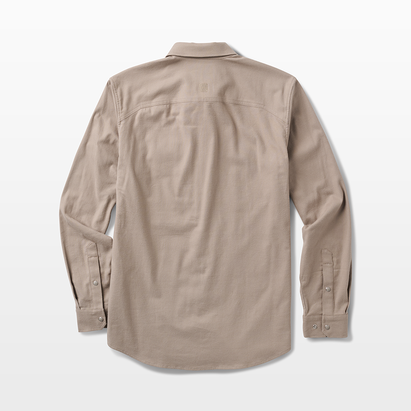 AUSTIN FLANNEL SOLID - MUSHROOM XXXL