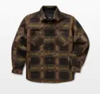 FRONTIER SHIRT JACKET - BLACK PLD M