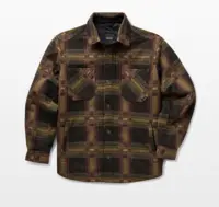 FRONTIER SHIRT JACKET - BLACK PLD