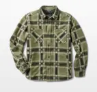 FRONTIER SHIRT JACKET - TANK GRN PLD XXXL