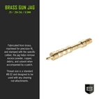 Brass Jag - .25 / .264 Cal / 6.5mm