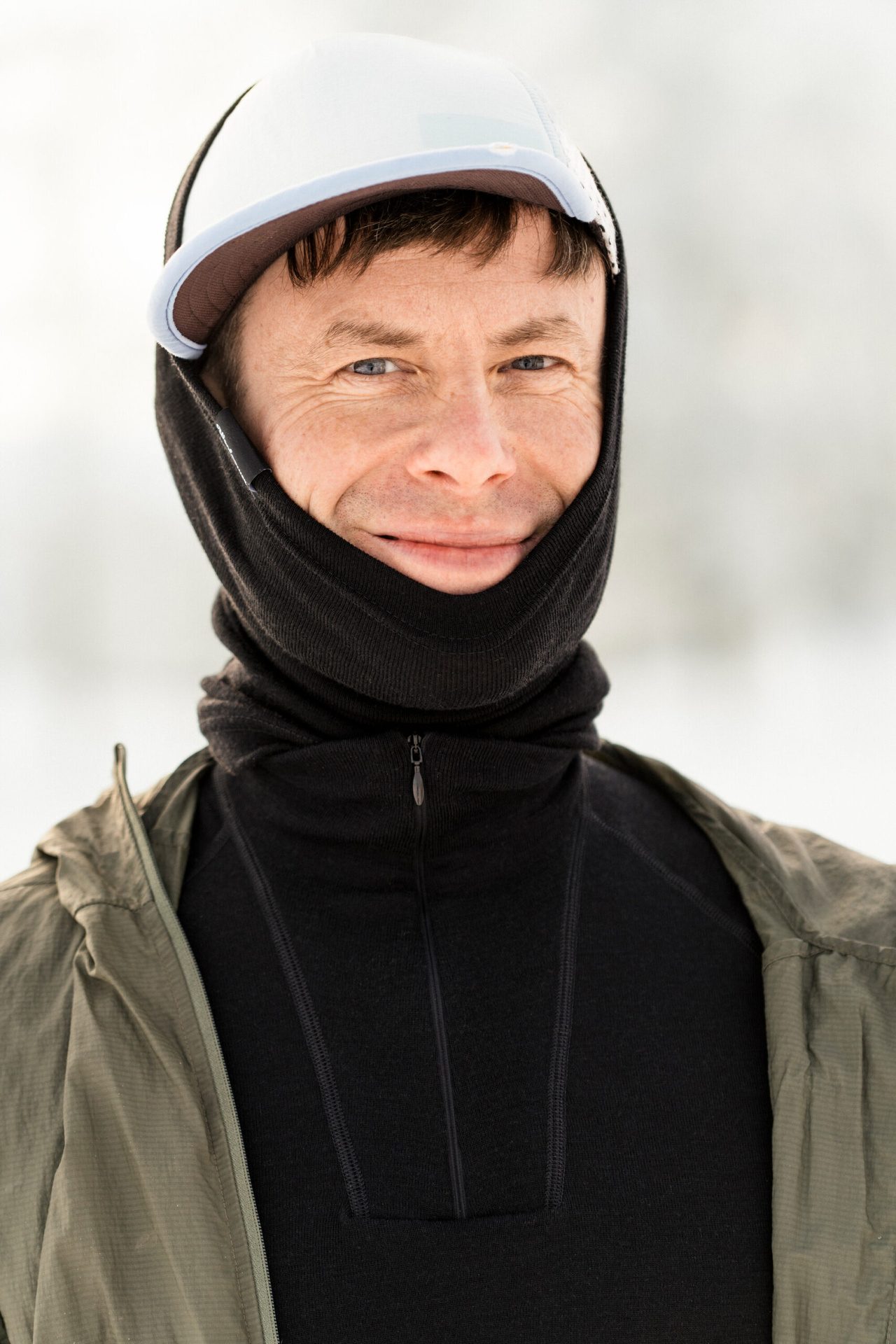 Zip Turtleneck LITE - Black L