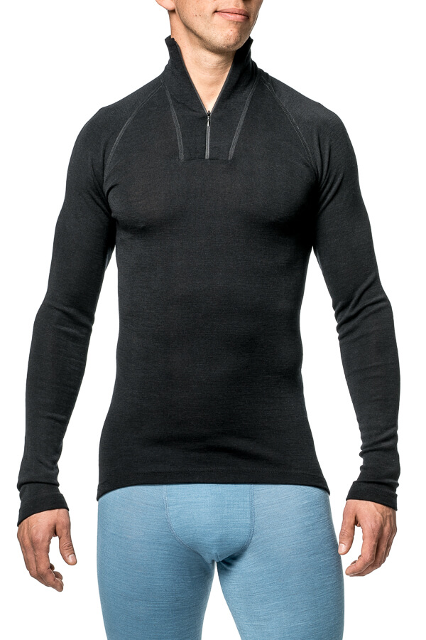 Zip Turtleneck LITE - Black XS