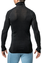 Zip Turtleneck LITE - Black L