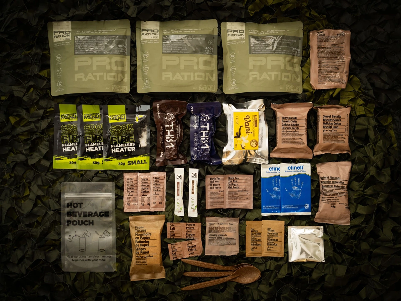 Pro Ration | Ultimate tactical ration Full-Day Menu II | MRE | 1800g