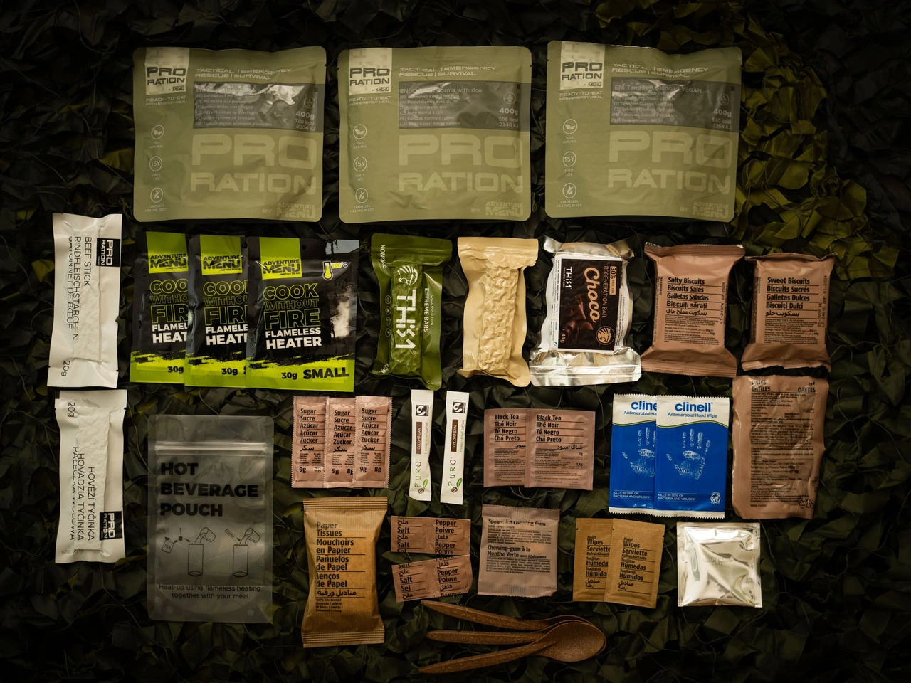 Pro Ration | Ultimate tactical ration Full-Day Menu IV | MRE | 1700g
