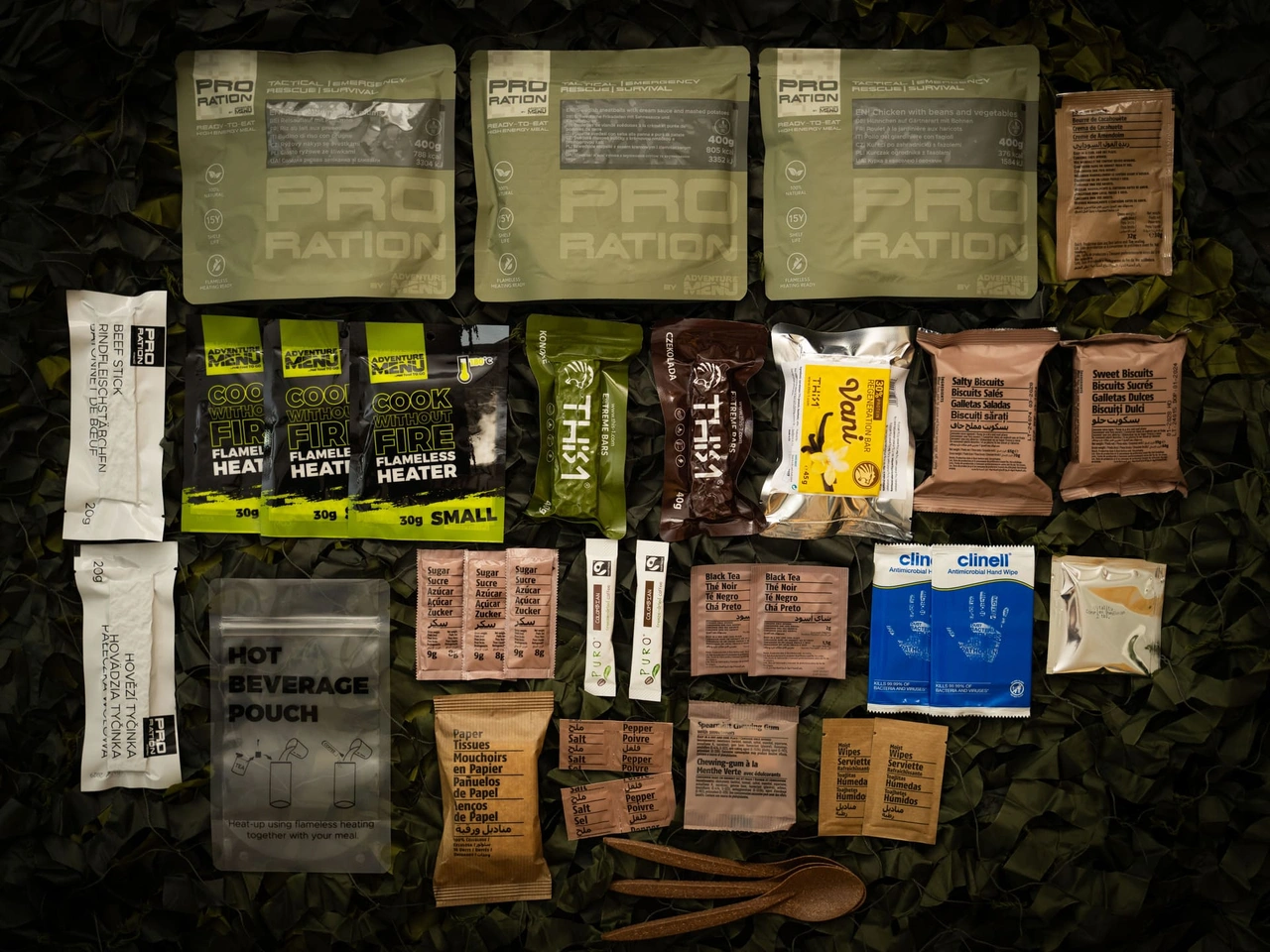 Pro Ration | Ultimate tactical ration Full-Day Menu V | MRE | 1700g