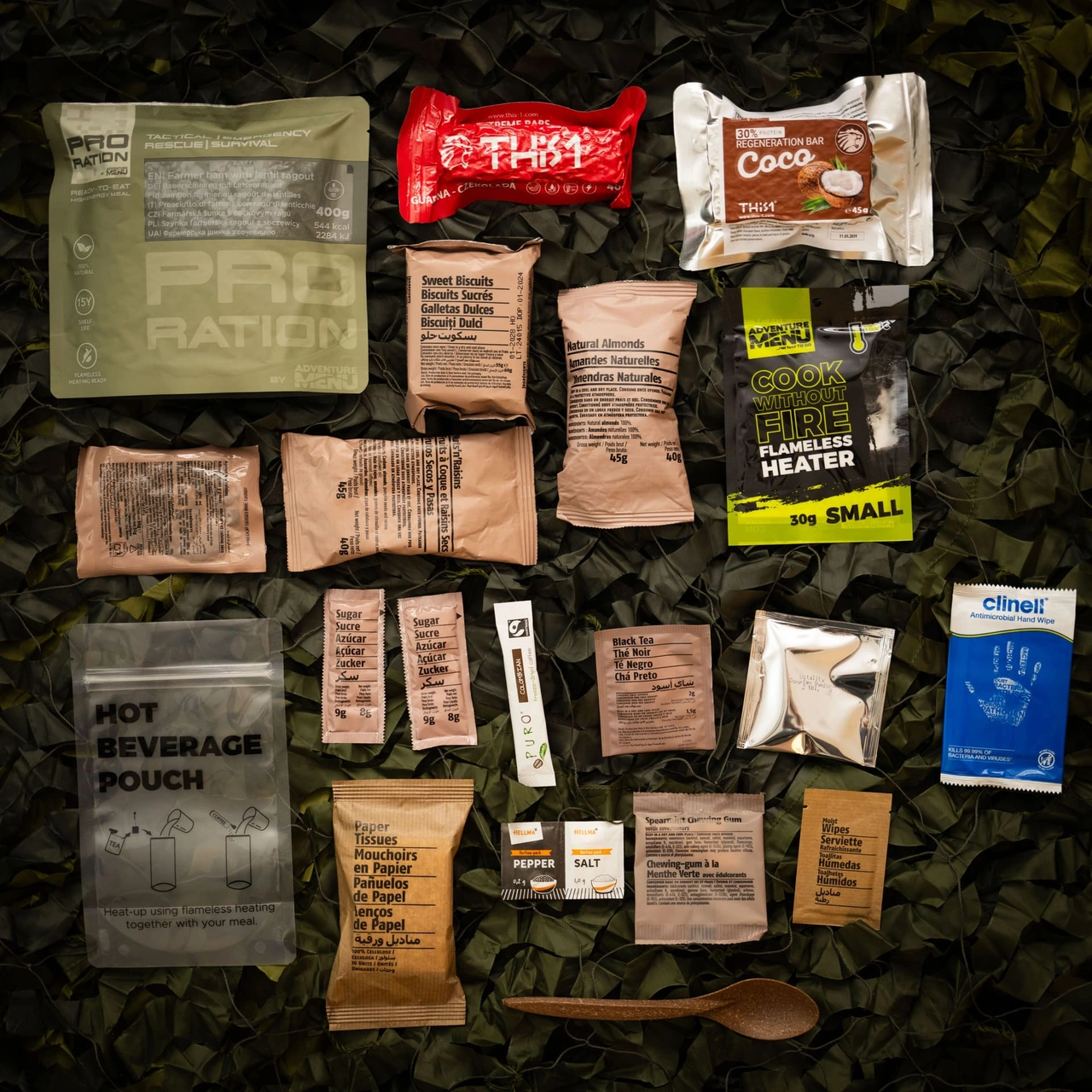 Pro Ration | Ultimate tactical ration Half-Day Menu II | MRE | 745g