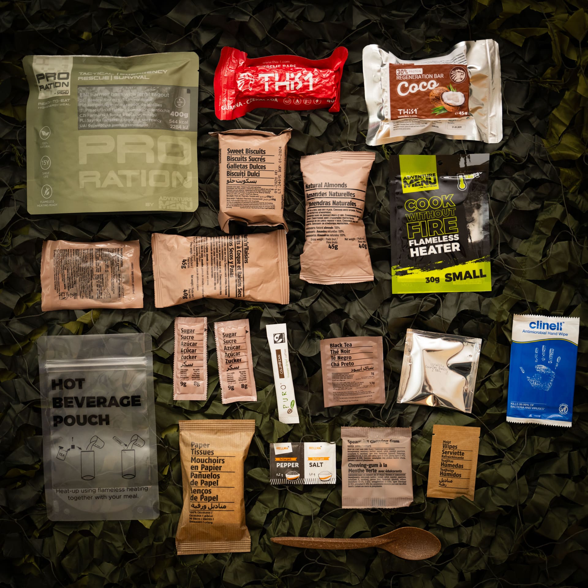 Pro Ration | Ultimate tactical ration Half-Day Menu II | MRE | 745g