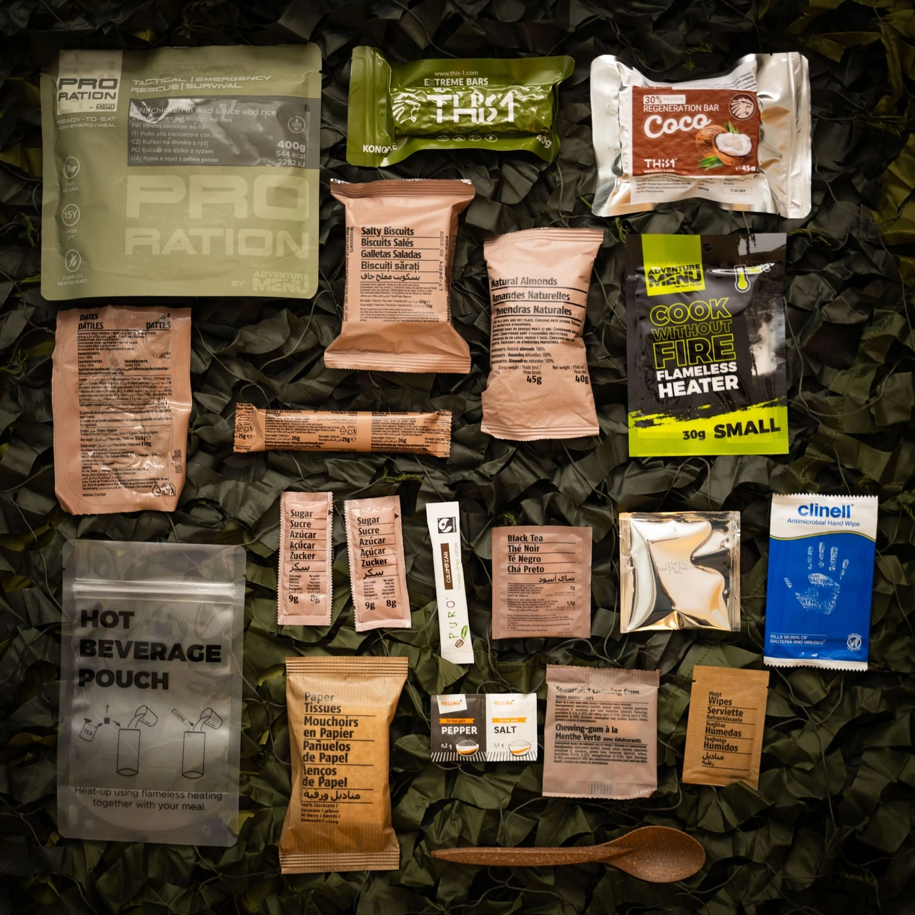 Pro Ration | Ultimate tactical ration Half-Day Menu III | MRE | 798g