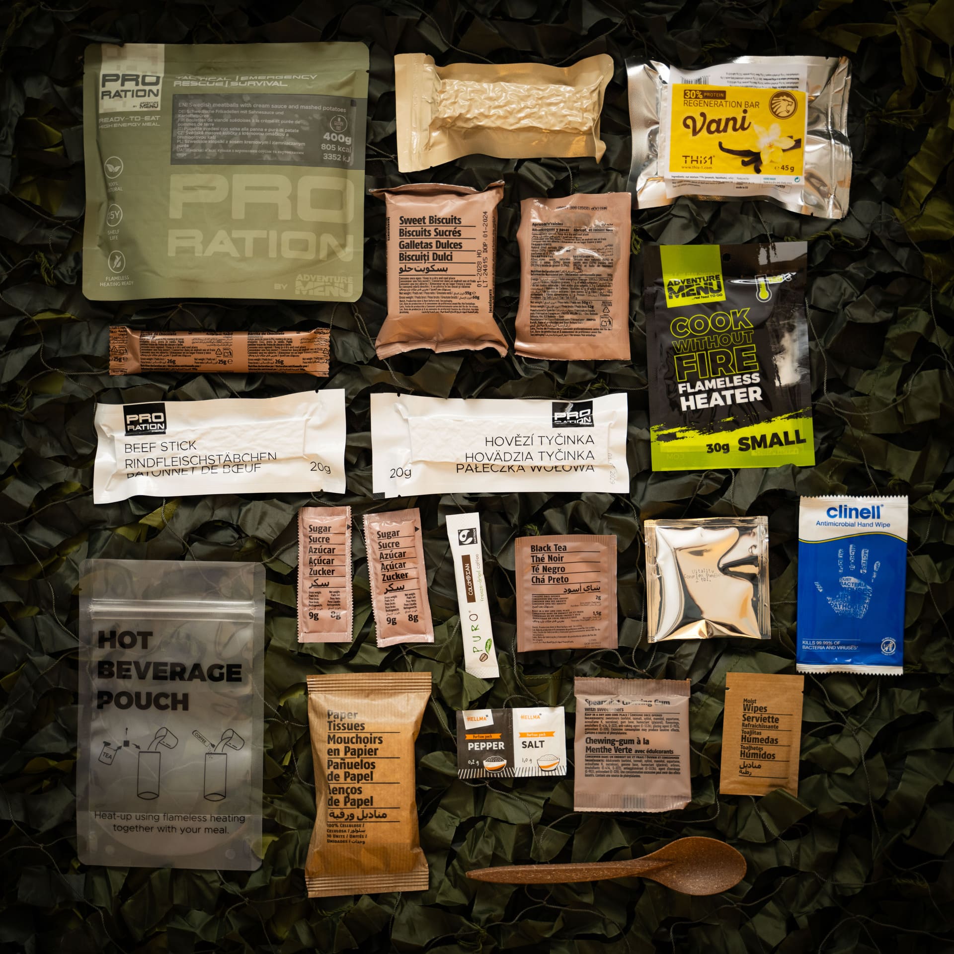 Pro Ration | Ultimate tactical ration Half-Day Menu V | MRE | 730g
