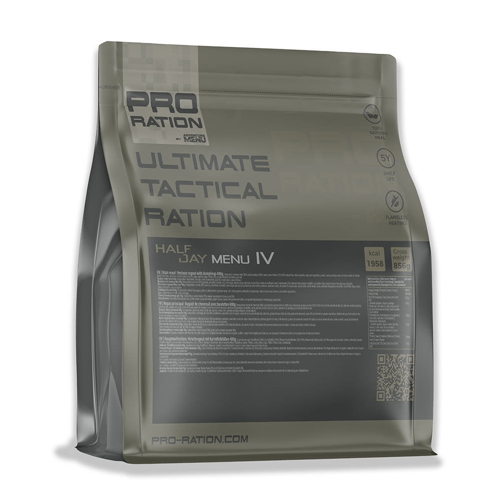 Pro Ration | Ultimate tactical ration Half-Day Menu I | MRE | 758g