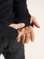 DELTA AR HALF ZIP HOODY - Black XXL