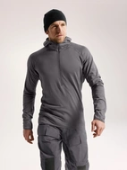 DELTA AR HALF ZIP HOODY - WOLF L