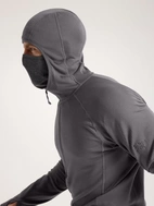 DELTA AR HALF ZIP HOODY - WOLF L