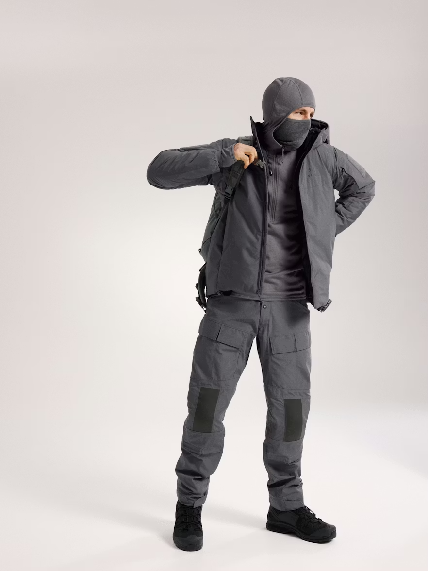 DELTA AR HALF ZIP HOODY - WOLF L