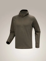 DELTA AR HALF ZIP HOODY - Ranger Green