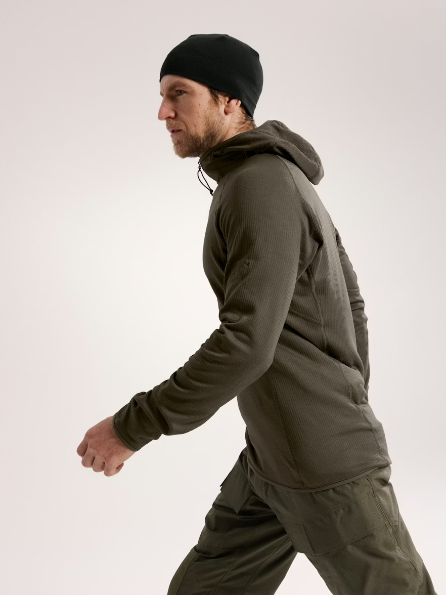 DELTA AR HALF ZIP HOODY - Ranger Green L