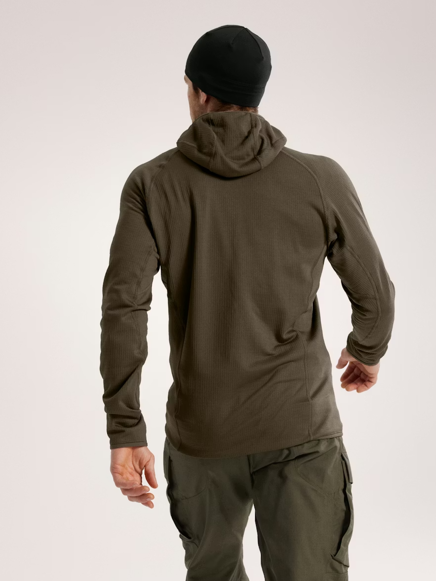 DELTA AR HALF ZIP HOODY - Ranger Green L