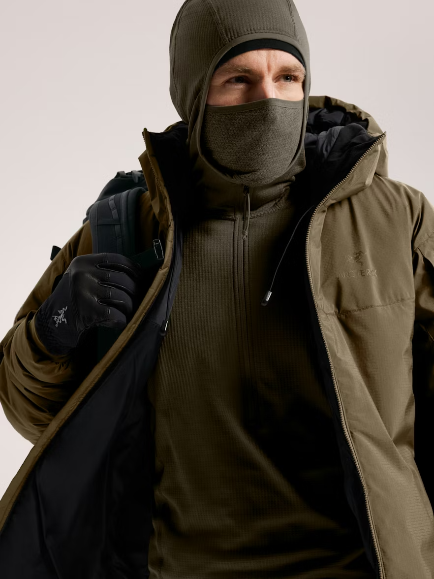 DELTA AR HALF ZIP HOODY - Ranger Green L