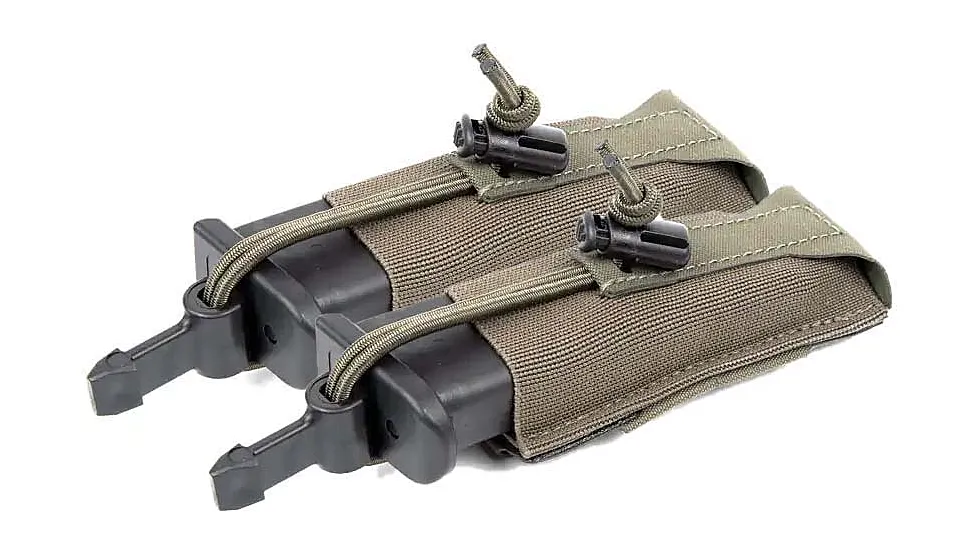 Mag Now, Double Pistol Mag Pouch, Bullets Forward Ranger Green