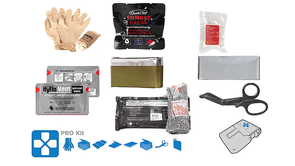 Trauma Kit NOW! MEDIUM - MOLLE Helium Whisper - Pro Supplies - Multicam