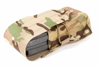 Double M4 Mag Pouch with Flap - Ranger Green