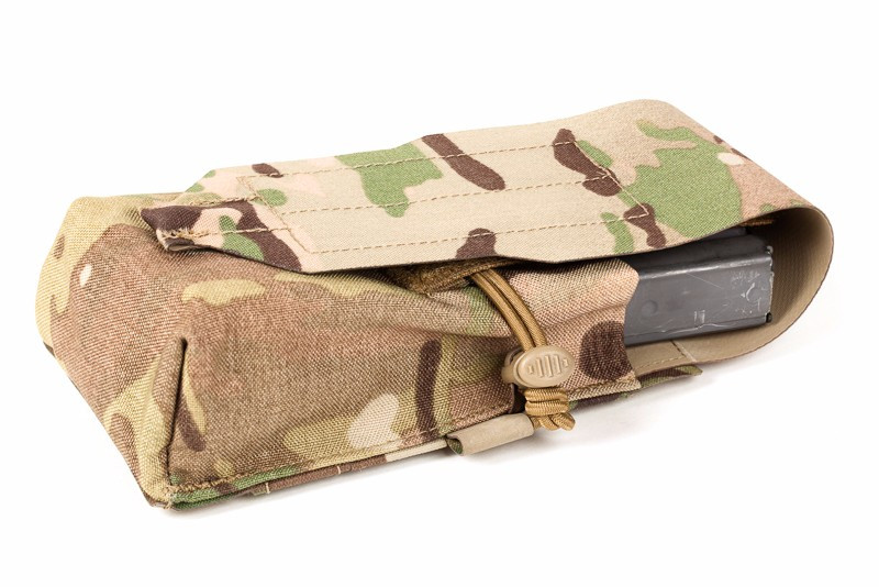 Double M4 Mag Pouch with Flap - Ranger Green