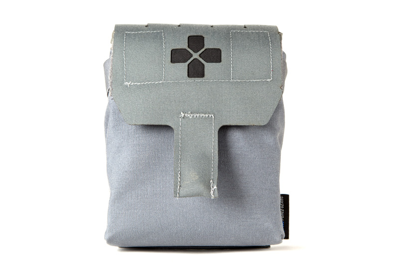 Trauma Kit NOW! MEDIUM - MOLLEHelium Whisper - Empty - Wolf Grey