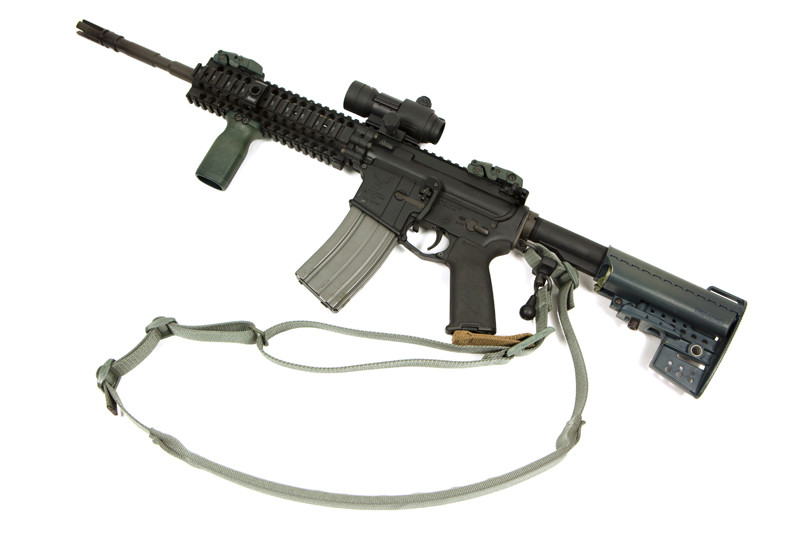 Vickers 221 Sling RED Swivel padded Wolf Grey