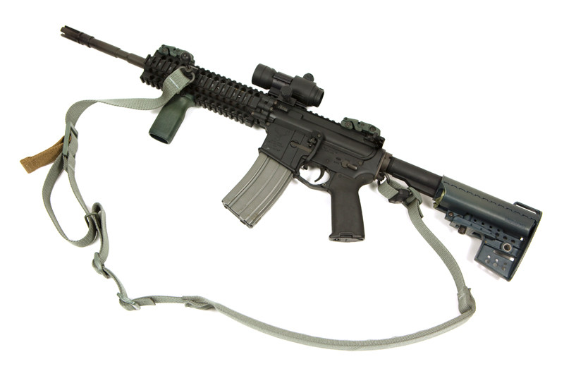 Vickers 221 Sling RED Swivel padded Wolf Grey