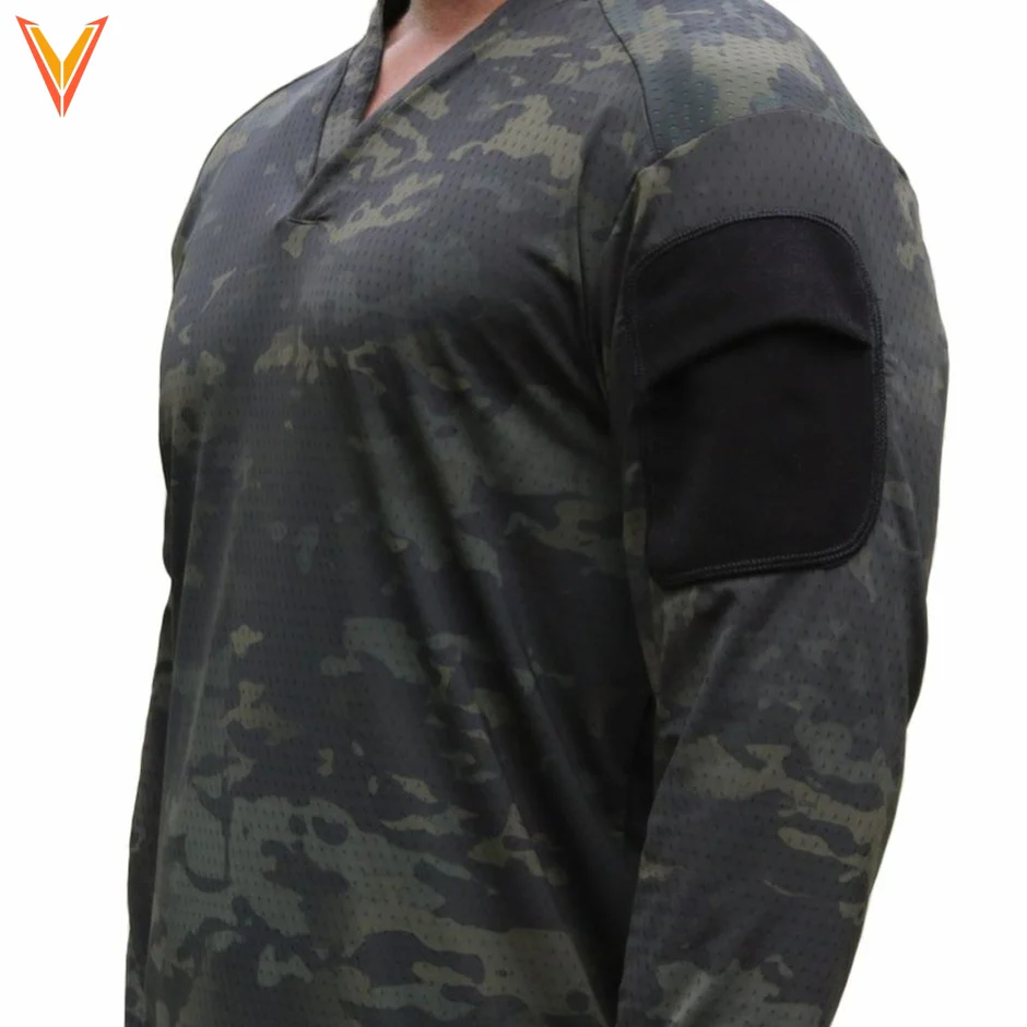 BOSS L/S Rugby shirt - Multicam Black Medium