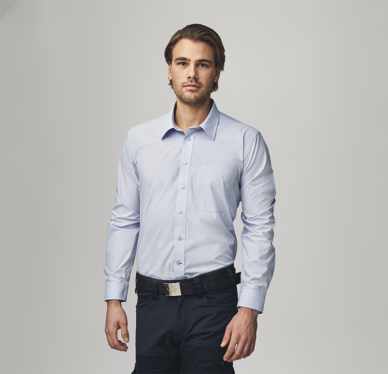 Dress shirt - Vit Herr Small