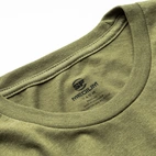 T-shirt Button Logo Military Green Medium