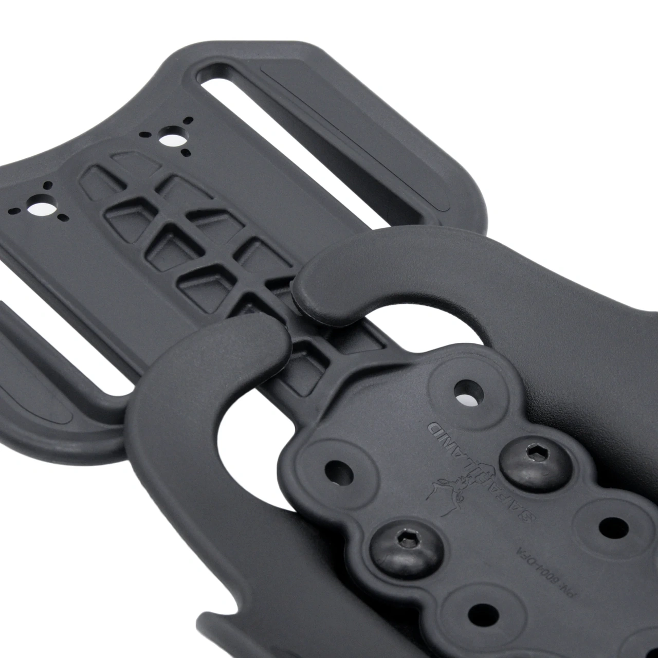 Single strap leg shroud w/ drop flex adapter