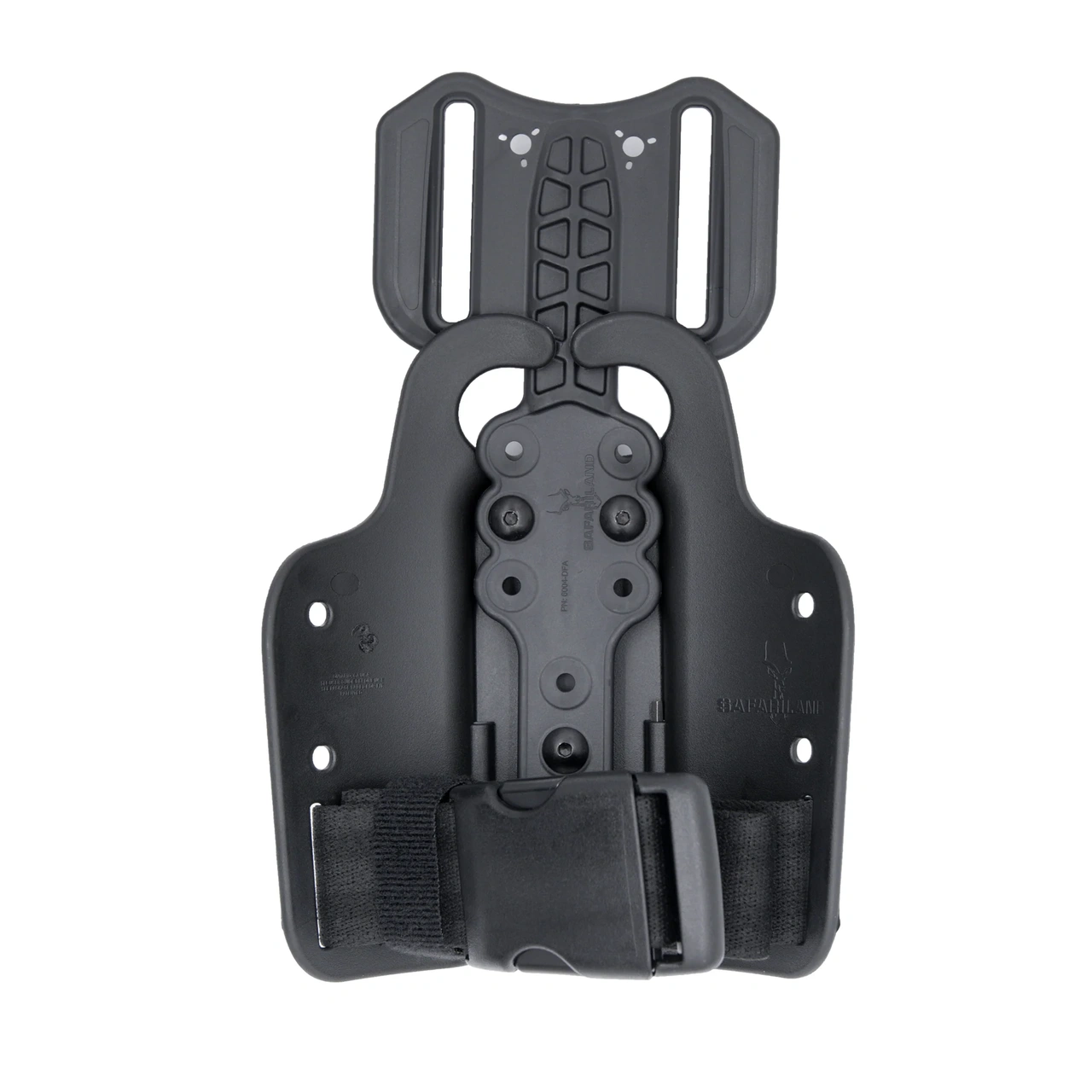 Single strap leg shroud w/ drop flex adapter