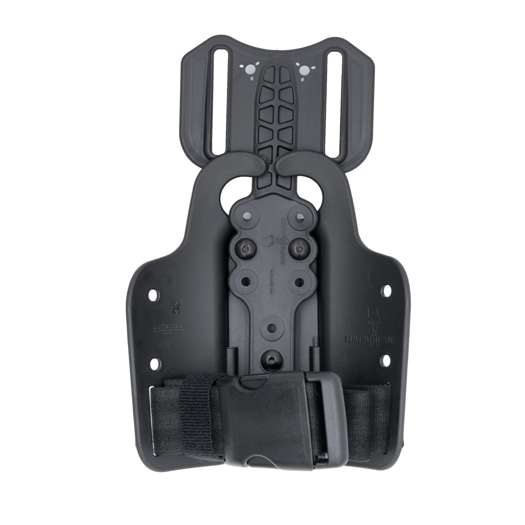 Single strap leg shroud w/ drop flex adapter