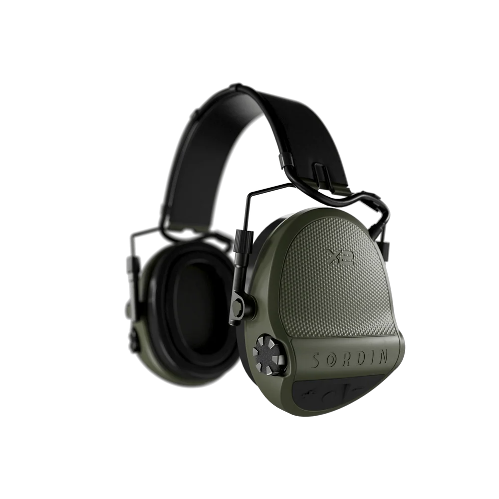 Sordin X2 Headband Leather Gel Green