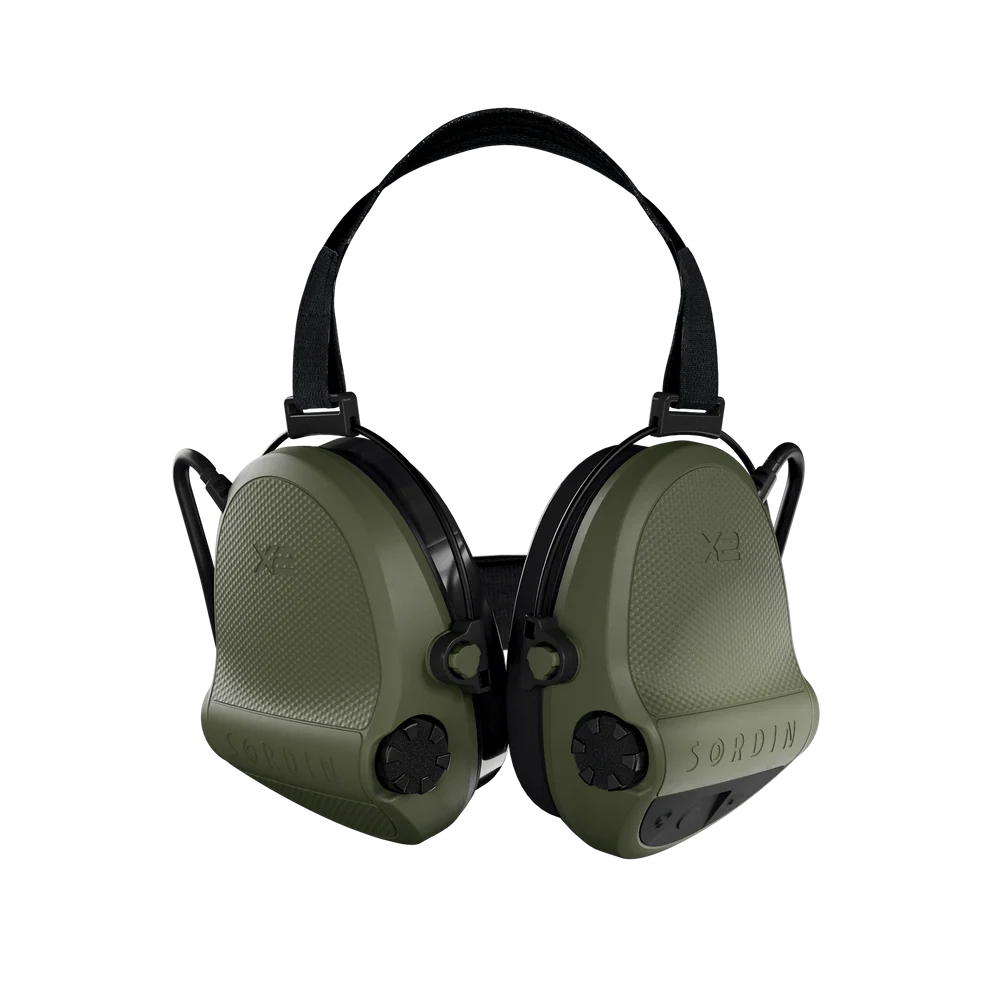 Sordin X2 Headband Leather Gel Green