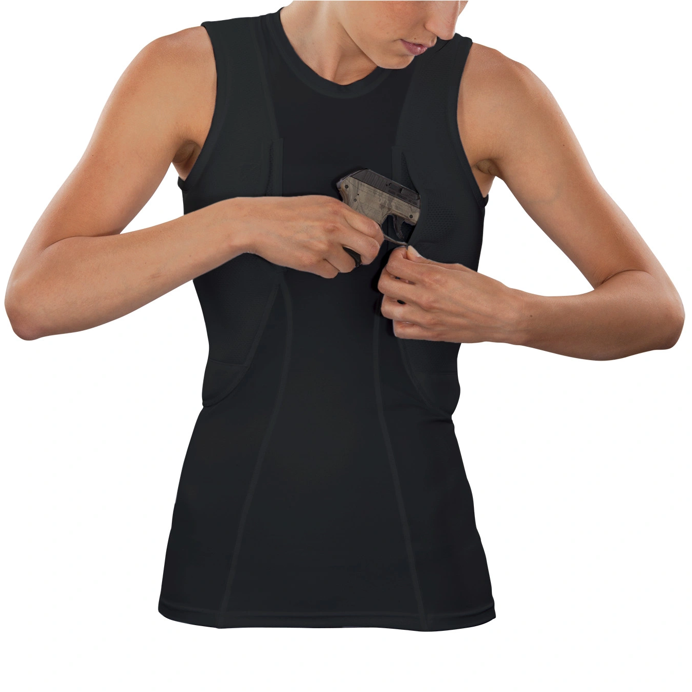 Womens Holster Shirt Black